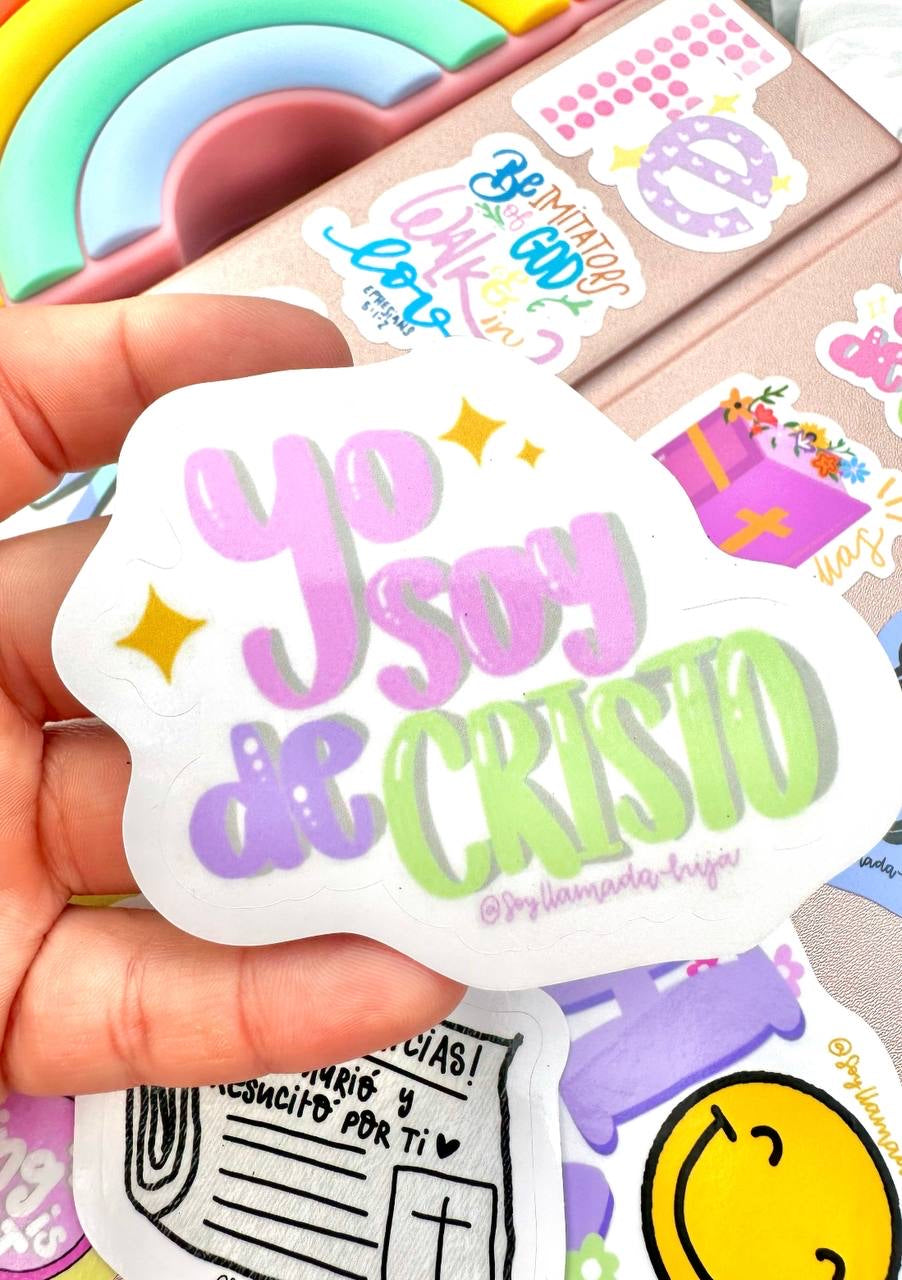 Die Cut Yo soy de Cristo Sticker | 2.5”