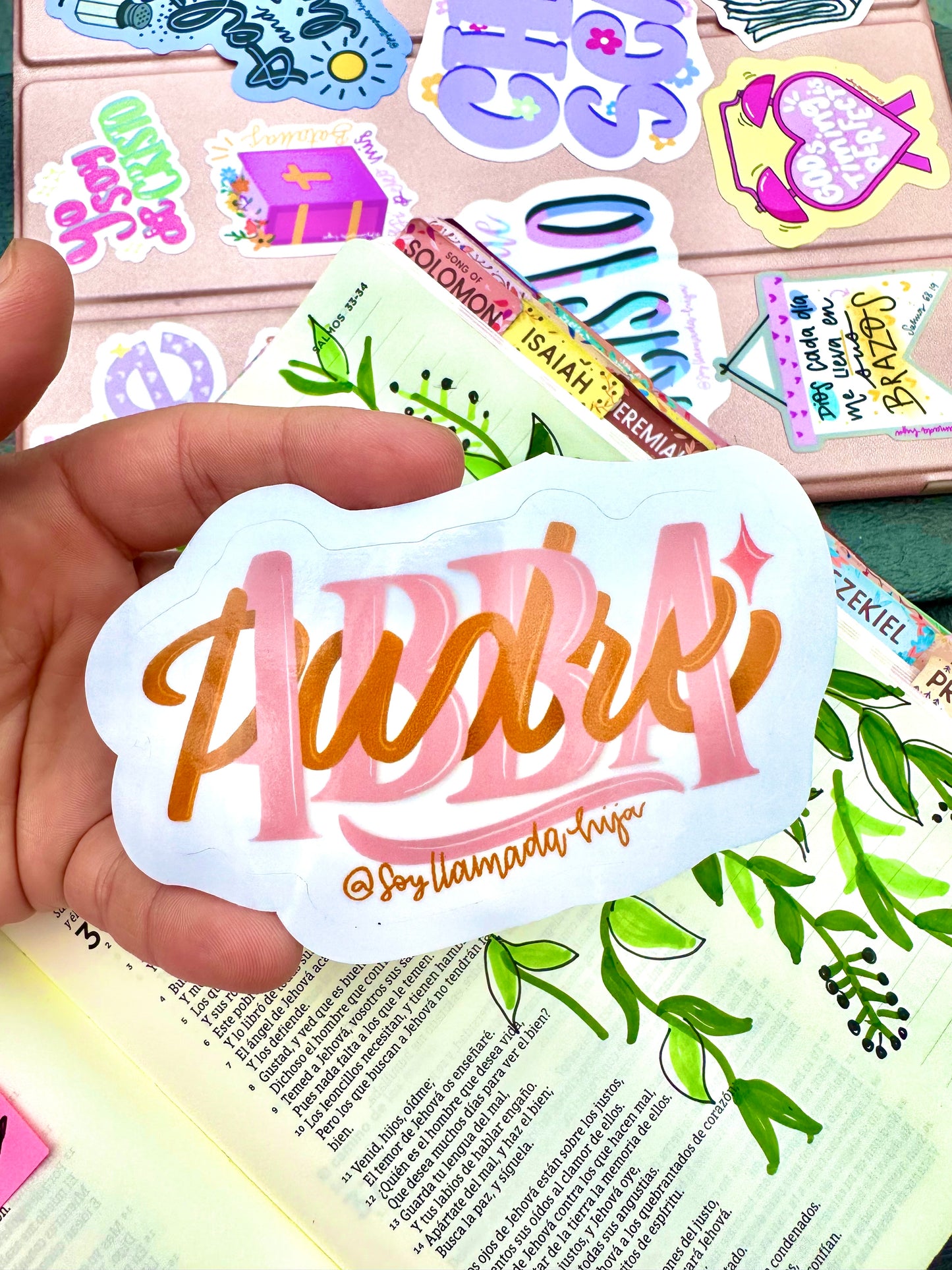 Die Cut Abba Padre Sticker | 3”