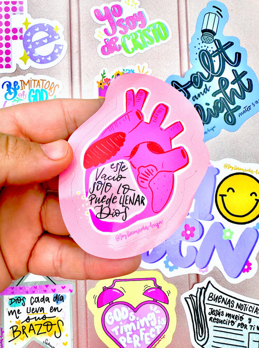 Die Cut Heart Sticker | 2.5”