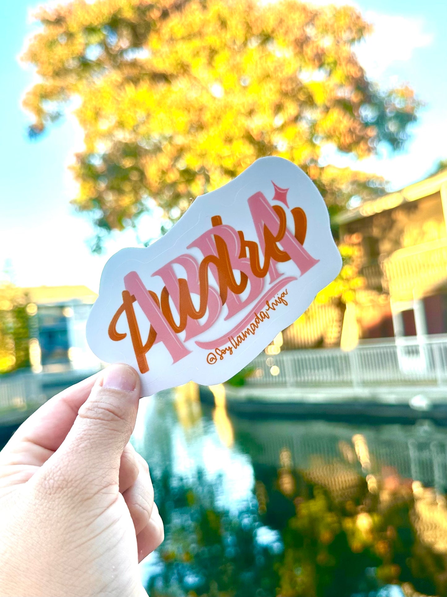 Die Cut Abba Padre Sticker | 3”